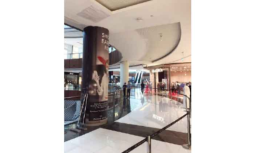 ദുബൈ മാളിൽ സീലിങ്​ അടർന്നുവീണു