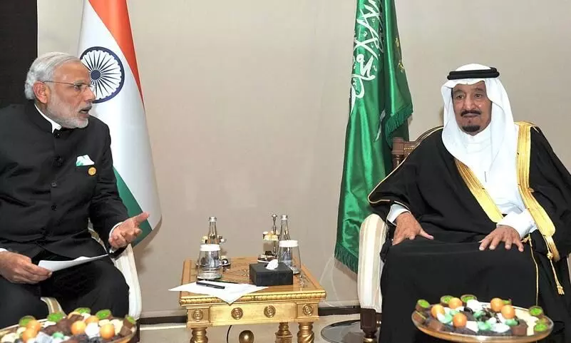 സൽമാൻ രാജാവും നരേന്ദ്രമോദിയും ടെലിഫോൺ സംഭാഷണം നടത്തി