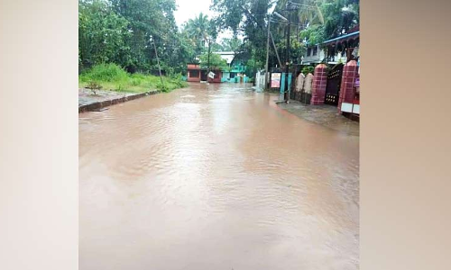 കനത്ത മഴ: വർക്കലയിൽ വ്യാപക നാശം