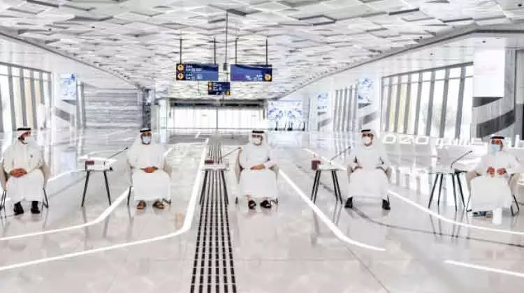 മെട്രോ വാർഷികം: എക്സ്പോ സ്റ്റേഷനിൽ ശൈഖ് ഹംദാൻ എത്തി മെട്രോ വാർഷികം: എക്സ്പോ സ്റ്റേഷനിൽ ശൈഖ് ഹംദാൻ എത്തി