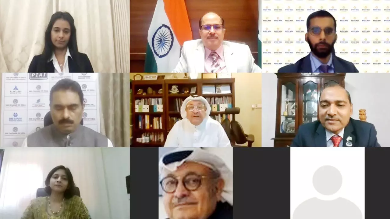 ഇന്ത്യാ-സൗദി സാമ്പത്തിക ബന്ധങ്ങളിലെ കോവിഡിെൻറ പ്രത്യാഘാതങ്ങൾ ചർച്ച ചെയ്ത് വെബിനാർ ഇന്ത്യാ-സൗദി സാമ്പത്തിക ബന്ധങ്ങളിലെ കോവിഡിെൻറ പ്രത്യാഘാതങ്ങൾ ചർച്ച ചെയ്ത് വെബിനാർ