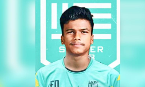 പ​രി​ശീ​ല​നം ലു​ക്കാ​യി; സ​ഹ​ദി​നെ പൊ​ക്കി ലൂ​ക്ക