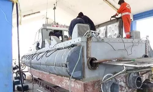 പൊന്നാനിയിലെ ഇൻറർസെപ്റ്റർ ബോട്ട് ഉടൻ നീറ്റിലിറങ്ങും