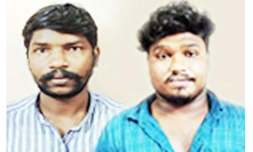 യു​വാ​വി​നെ ആ​ക്ര​മി​ച്ച കേ​സി​ൽ ര​ണ്ടു​പേ​ർ പി​ടി​യി​ൽ