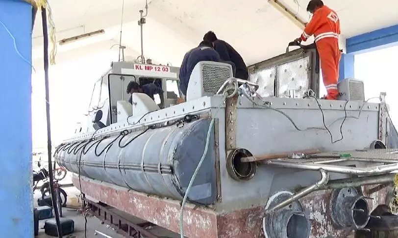 പൊന്നാനിയിലെ ഇൻറർസെപ്റ്റർ ബോട്ട് ഉടൻ നീറ്റിലിറങ്ങും