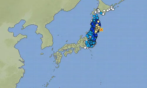 ജപ്പാനിലെ മിയാഗിയിൽ വൻ ഭൂചലനം