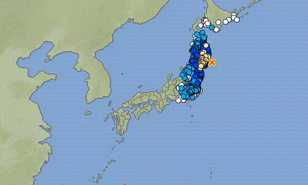 ജപ്പാനിലെ മിയാഗിയിൽ വൻ ഭൂചലനം ജപ്പാനിലെ മിയാഗിയിൽ വൻ ഭൂചലനം