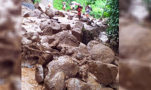 ബളാൽ കോട്ടക്കുന്നിൽ ഉരുൾപൊട്ടി