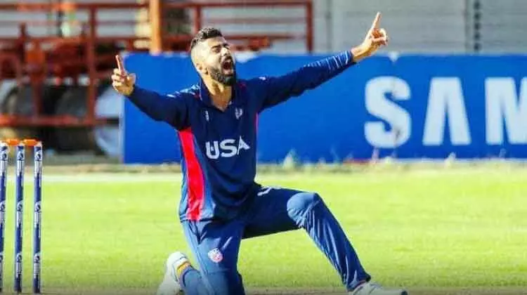 ഐ.പി.എൽ: ആദ്യ യു.എസ് ക്രിക്കറ്ററായി അലി ഖാൻ ഐ.പി.എൽ: ആദ്യ യു.എസ് ക്രിക്കറ്ററായി അലി ഖാൻ