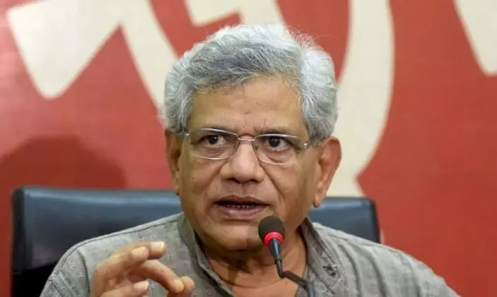 ഗൂഢാലോചനക്കുറ്റം ചുമത്തിയതിനു പിന്നാലെ കേന്ദ്രത്തിനെതിരെ രൂക്ഷവിമർശനവുമായി യെച്ചൂരി