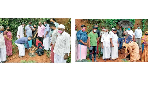 അംഗൻവാടി കെട്ടിടത്തിന് തറക്കല്ലിടല്‍ നടന്നത് രണ്ടുതവണ; പള്ളിക്കലില്‍ തറ രാഷ്​ട്രീയം