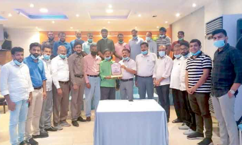 ടി.​കെ. കു​ഞ്ഞു തേ​ഞ്ഞി​പ്പ​ലം നാ​ട്ടി​ലേ​ക്ക് മ​ട​ങ്ങി