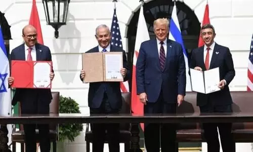 ഇസ്രായേലുമായി ബന്ധം സ്​ഥാപിച്ച്​ യു.എ.ഇയും ബഹ്​റൈനും