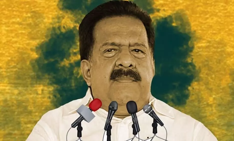 രമേശ്​ ചെന്നിത്തല സമരാഭാസം പിന്‍വലിച്ച്‌ ജനങ്ങളോട്‌ മാപ്പുപറയണം -സി.പി.എം