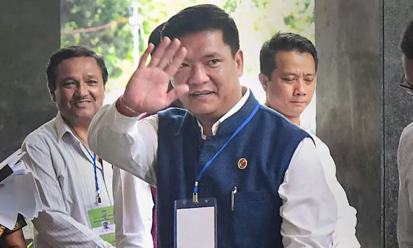 അരുണാചൽ പ്രദേശ് മുഖ്യമന്ത്രി പേമ ഖണ്ഡുവിന് കോവിഡ് അരുണാചൽ പ്രദേശ് മുഖ്യമന്ത്രി പേമ ഖണ്ഡുവിന് കോവിഡ്