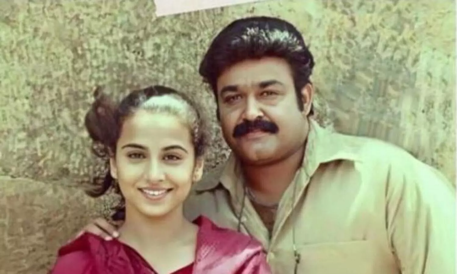 ചക്രം സിനിമയിലെ ചിത്രം പങ്കുവച്ച്​ വിദ്യാബാലൻ; ത​െൻറ ആദ്യ നായകൻ മോഹൻലാലെന്ന്​