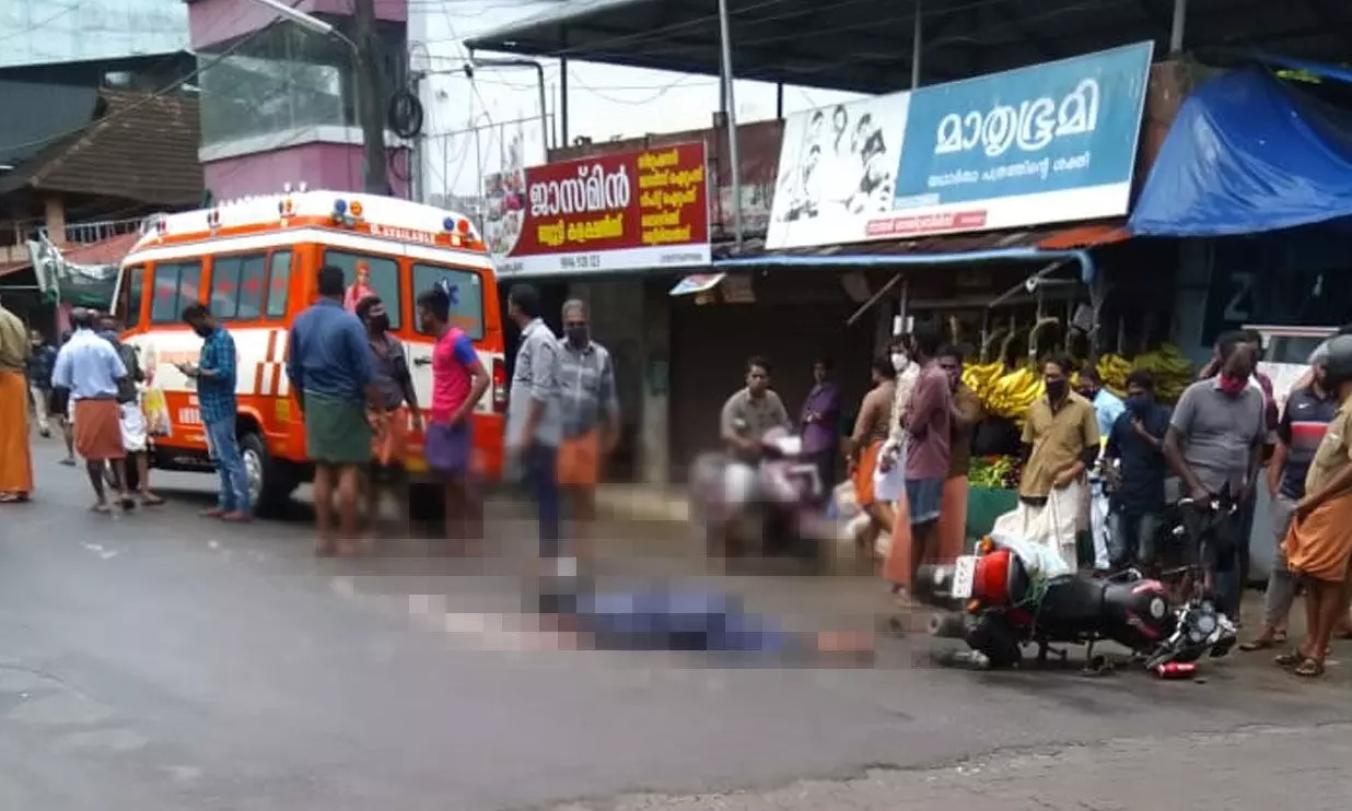 bike accident in chenthrappinni