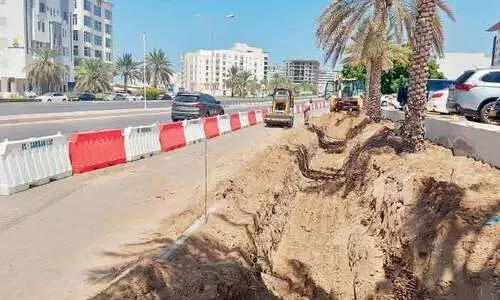 ഗൂബ്രയിൽ ഡ്രെയിനേജ്​ കനാൽ നിർമാണം ആരംഭിച്ചു