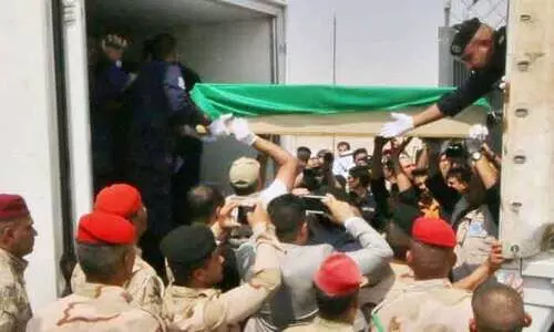 21 കു​വൈ​ത്തി​ക​ളു​ടെ മൃ​ത​ദേ​ഹാ​വ​ശി​ഷ്​​ടം ഇ​റാ​ഖി​ൽ​നി​ന്ന്​ ഏ​റ്റു​വാ​ങ്ങി