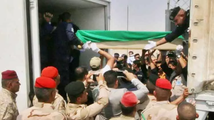 21 കു​വൈ​ത്തി​ക​ളു​ടെ മൃ​ത​ദേ​ഹാ​വ​ശി​ഷ്​​ടം ഇ​റാ​ഖി​ൽ​നി​ന്ന്​ ഏ​റ്റു​വാ​ങ്ങി