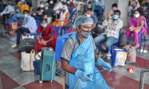 ഇന്ത്യയിൽ 96,424 പുതിയ രോഗികൾ; കോവിഡ്​ ബാധിതരുടെ എണ്ണം 52 ലക്ഷം കടന്നു