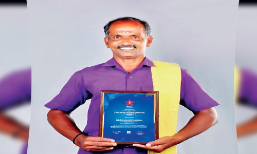 അംഗീകാര നിറവിൽ ശിവദാസൻ