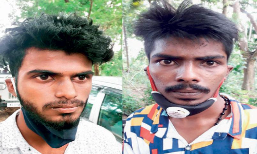 ര​ണ്ടു കി​ലോ ക​ഞ്ചാ​വു​മാ​യി യു​വാ​ക്ക​ൾ പി​ടി​യി​ൽ