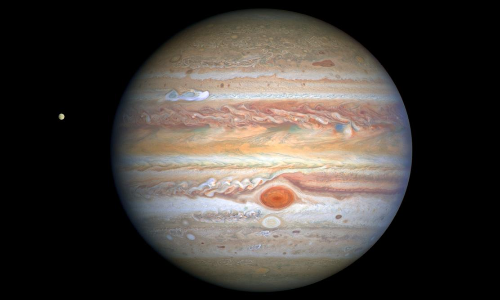 ഭൂമിയെ വിഴുങ്ങാൻ പാകത്തിനുള്ള മേഘപടലങ്ങൾ; വ്യാഴത്തി​െൻറ അതിശയ ചിത്രങ്ങൾ പകർത്തി ഹബ്​ൾ