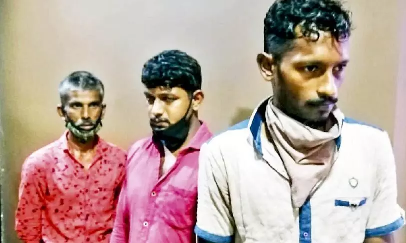 ഇതര സംസ്ഥാന തൊഴിലാളികളുടെ താമസസ്ഥലത്ത് മോഷണം; മൂന്നുപേർ അറസ്​റ്റിൽ