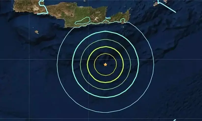 ഗ്രീസിലെ ക്രീറ്റ് ദ്വീപിൽ 5.7 തീവ്രതയിൽ ഭൂചലനം ഗ്രീസിലെ ക്രീറ്റ് ദ്വീപിൽ 5.7 തീവ്രതയിൽ ഭൂചലനം