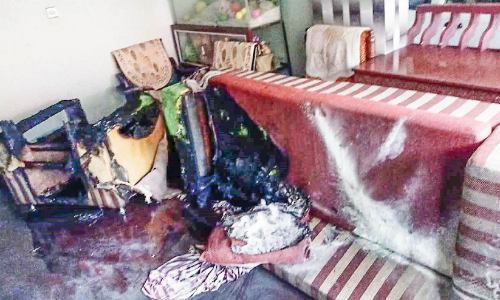 എലത്തൂരിൽ അടച്ചിട്ട വീട്ടിൽ തീപിടിത്തം