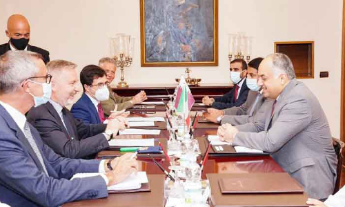 ഇറ്റാലിയൻ പ്രതിരോധ മന്ത്രിയുമായി ഉപപ്രധാനമന്ത്രിയുടെ കൂടിക്കാഴ്ച