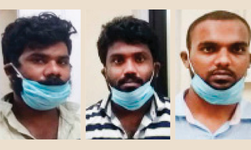 വധശ്രമക്കേസിൽ ഒളിവിലായിരുന്ന മൂന്നുപേർ പിടിയിൽ