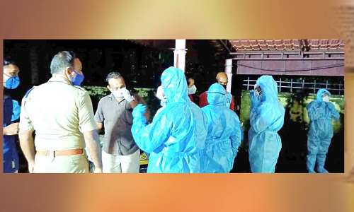 പ്രദേശവാസികളുടെ പ്രതിഷേധത്തിനിടെ പൊലീസ് കാവലിൽ ദലിത്​ വയോധിക​െൻറ മൃതദേഹം സംസ്​കരിച്ചു