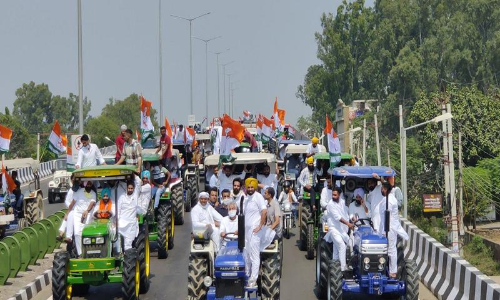 ഹരിയാനയിൽ കർഷകരുടെ റോഡ്​ റോക്കോ പ്രതിഷേധം, റോഡുകൾ സ്​തംഭിച്ചു