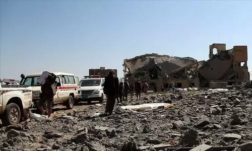 ഹൂതികളയച്ച റോക്കറ്റുകൾ ജിസാനിൽ വീണ്​ അഞ്ചുപേർക്ക്​ പരിക്ക്​