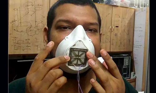 റീച്ചാർജ്​ ചെയ്യാവുന്ന എൻ95 മാസ്​ക്​ വികസിപ്പിച്ച്​ ഇന്തോ-ഇസ്രയേൽ ഗവേഷകർ