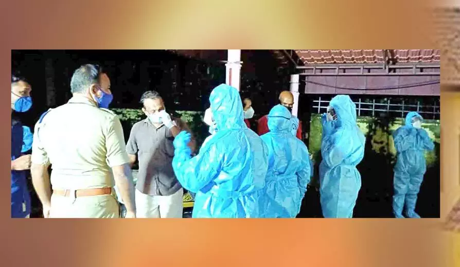 പ്രദേശവാസികളുടെ പ്രതിഷേധത്തിനിടെ പൊലീസ് കാവലിൽ ദലിത്​ വയോധിക​െൻറ മൃതദേഹം സംസ്​കരിച്ചു