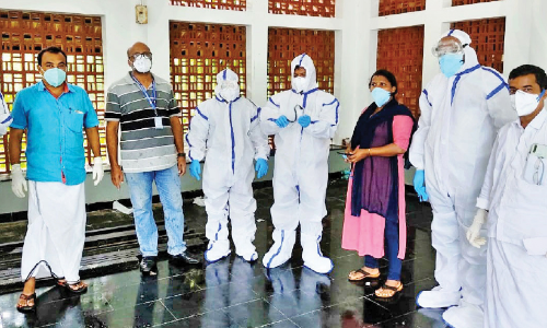 മൃതദേഹം സംസ്കരിച്ച് മാതൃകയായി ദ്രുതകർമ സേനാംഗങ്ങൾ