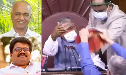 എളമരം കരീം, കെ.കെ. രാഗേഷ് അടക്കം എട്ട് രാജ്യസഭ എം.പിമാർക്ക് സസ്പെൻഷൻ