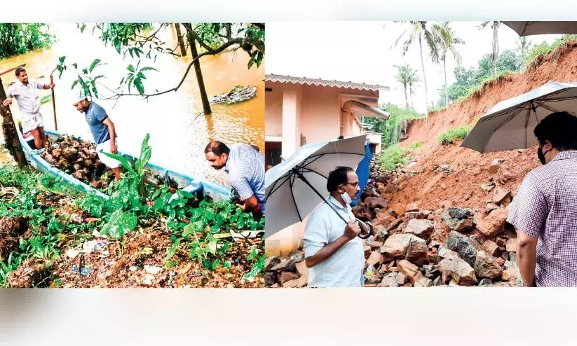 മഴ: കൊണ്ടോട്ടി താലൂക്കിൽ വ്യാപക നാശം മഴ: കൊണ്ടോട്ടി താലൂക്കിൽ വ്യാപക നാശം