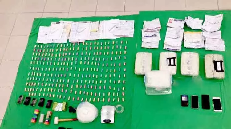 വ​ൻ മ​യ​ക്കു​മ​രു​ന്നു​വേ​ട്ട; ര​ണ്ടു​ വി​ദേ​ശി​ക​ൾ പി​ടി​യി​ൽ