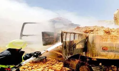 റു​സൈ​ലി​ൽ തീ​പി​ടി​ത്തം