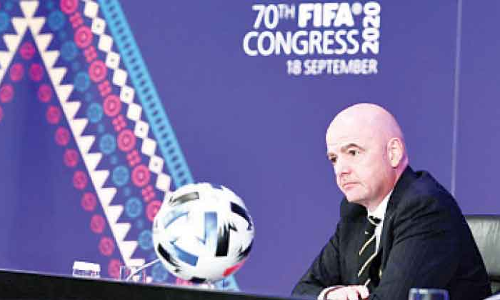 2022ലേ​ത്​ മി​ക​ച്ച ലോ​ക​ക​പ്പാ​യി​രി​ക്കും –ഫി​ഫ പ്ര​സി​ഡ​ൻ​റ്