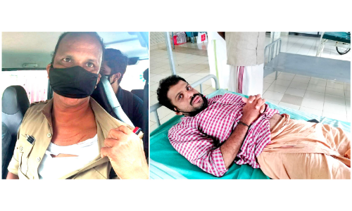 അനധികൃത വിദേശമദ്യവില്‍പന: പരിശോധനക്കിടെ കൈയാങ്കളി