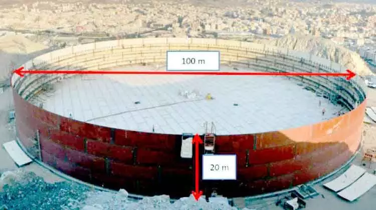 മക്കയിൽ പുതിയ ജലസംഭരണി നിർമാണത്തിൽ മക്കയിൽ പുതിയ ജലസംഭരണി നിർമാണത്തിൽ