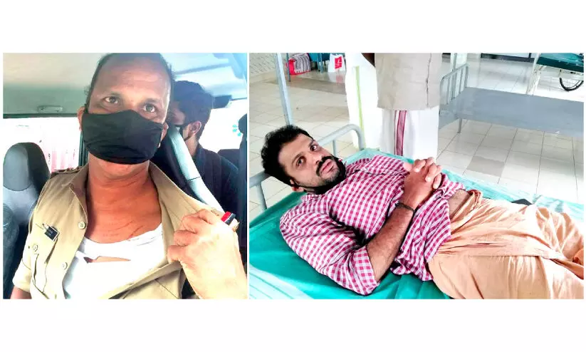 അനധികൃത വിദേശമദ്യവില്പന: പരിശോധനക്കിടെ കൈയാങ്കളി അനധികൃത വിദേശമദ്യവില്പന: പരിശോധനക്കിടെ കൈയാങ്കളി