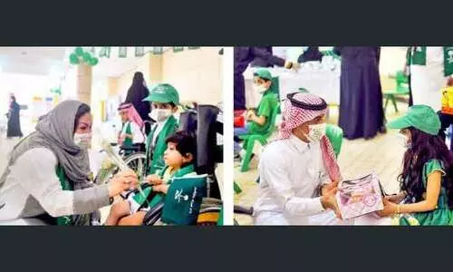 സൗ​ദി അ​റേ​ബ്യ 90​െൻ​റ ഹ​രി​ത ശോ​ഭ​യി​ൽ