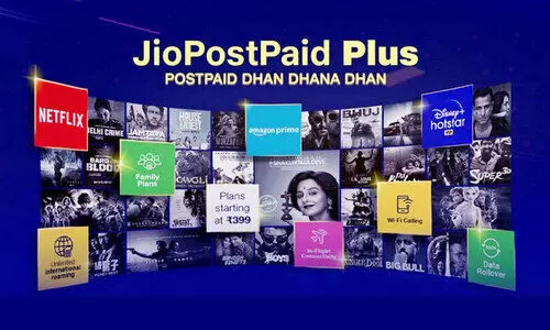 കൂടുതൽ ഡാറ്റ, പ്രമുഖ ഒടിടി സേവനങ്ങൾ സൗജന്യം; കിടിലൻ പോസ്റ്റ്​പെയ്​ഡ്​ പ്ലാനുകളുമായി ജിയോ