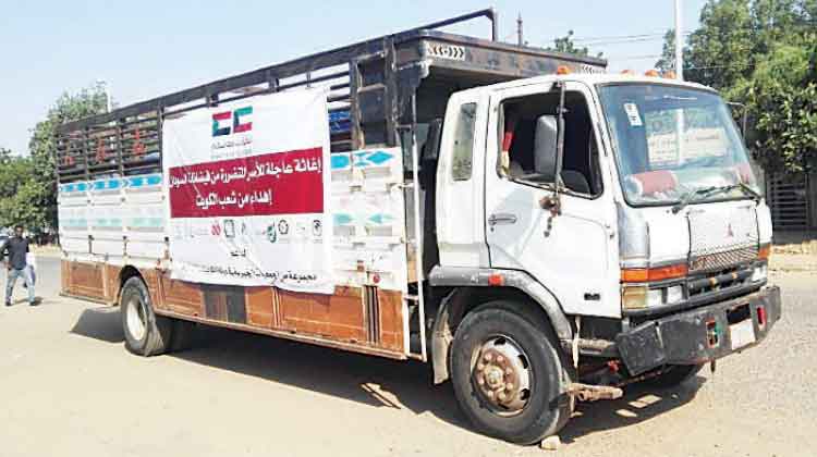 സുഡാനിലേക്ക് 200 ടൺ സഹായം അയച്ചു സുഡാനിലേക്ക് 200 ടൺ സഹായം അയച്ചു